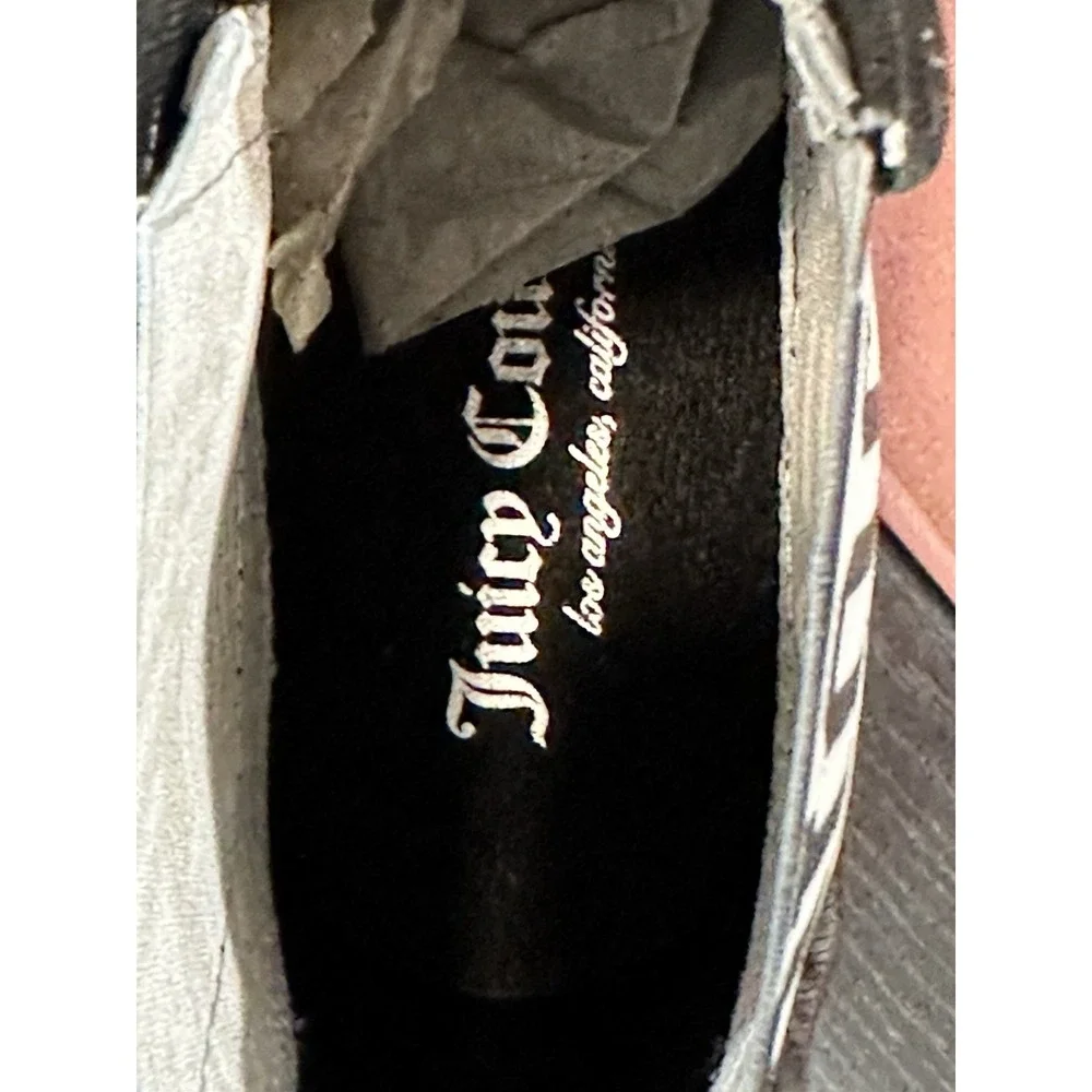 Juicy Couture Women's Romance‎ Black ankle rain boots Size 6 NEW